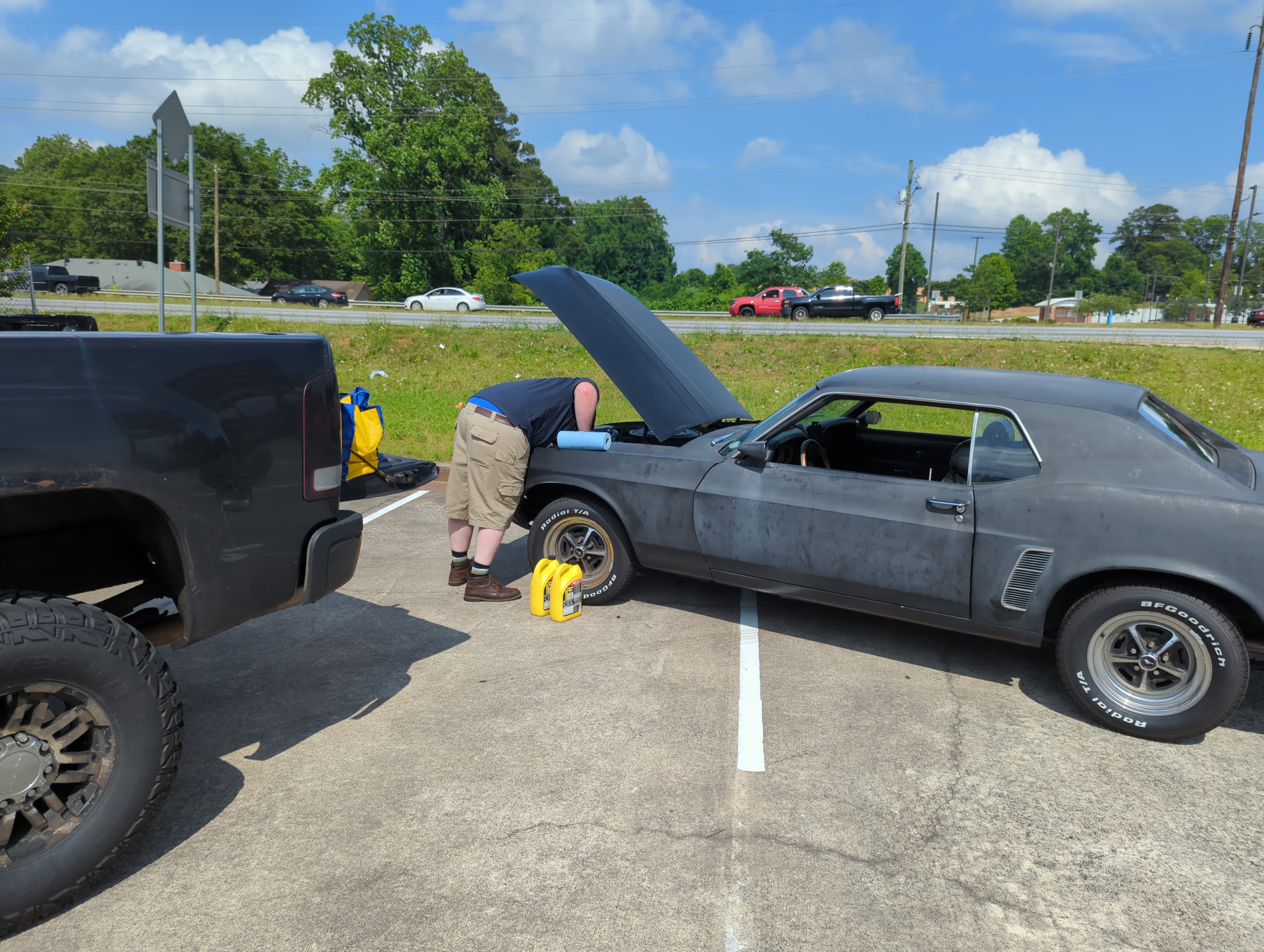 Replacing the water pump a few miles before the first day